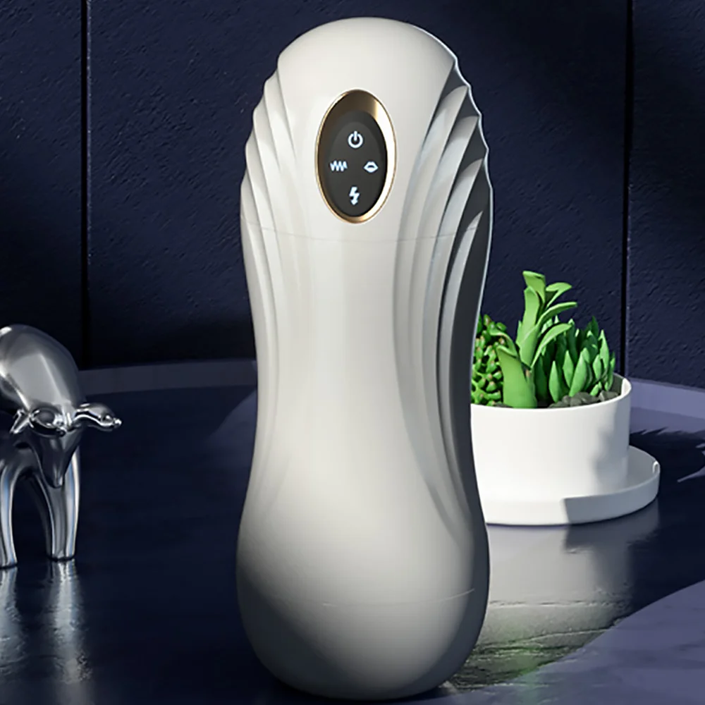 Automatic Male Sucking Mastubator Vibration Blowjob Machine Masturbation Cup Sex Toys Adult Goods for Men Masturbator Supplies view 6