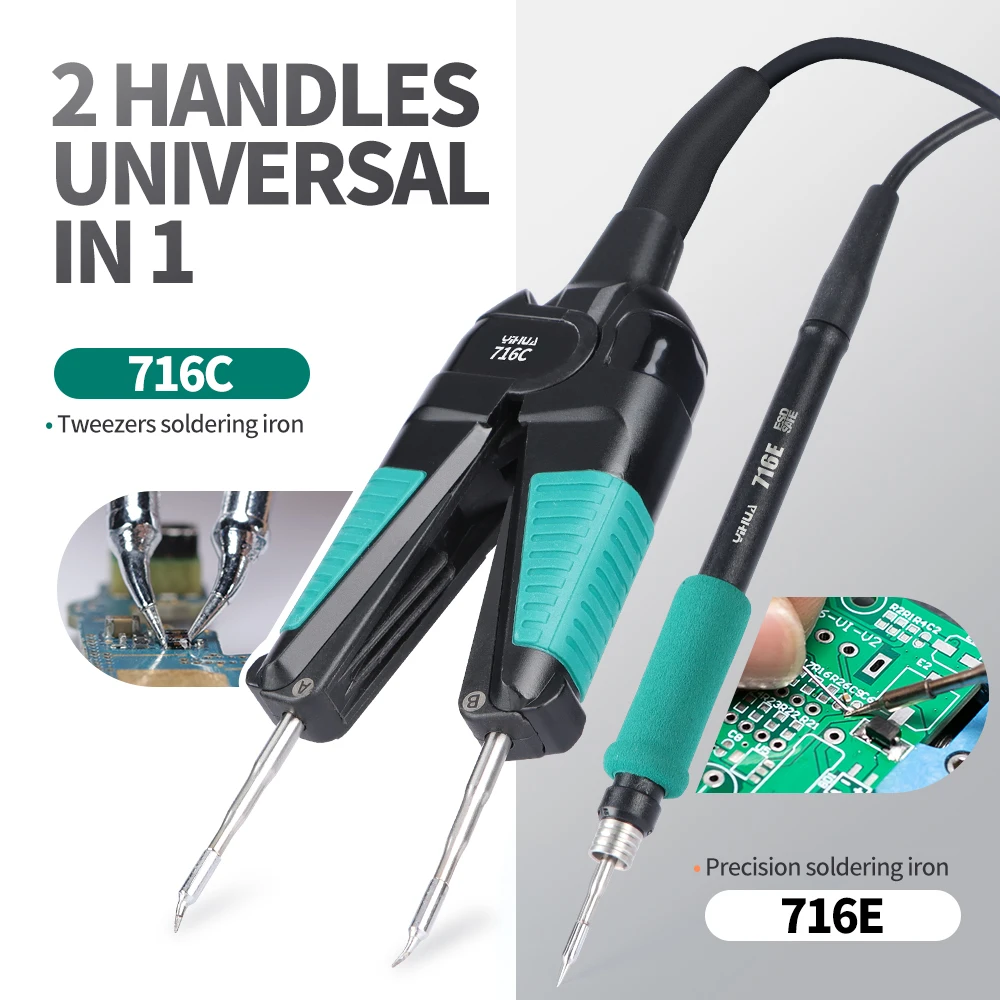 YIHUA Hot Tweezers & Soldering Iron C210 C245 for SMD Rework Station Desoldering Station Precision IC Repair Tool