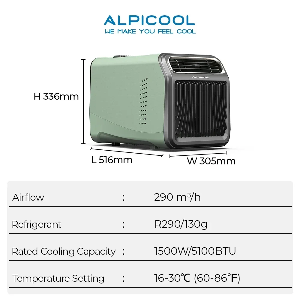 Mini Air Conditioner Mobile Compressor Portable Energy Saving Outdoor/Tent/RV Air Conditioner