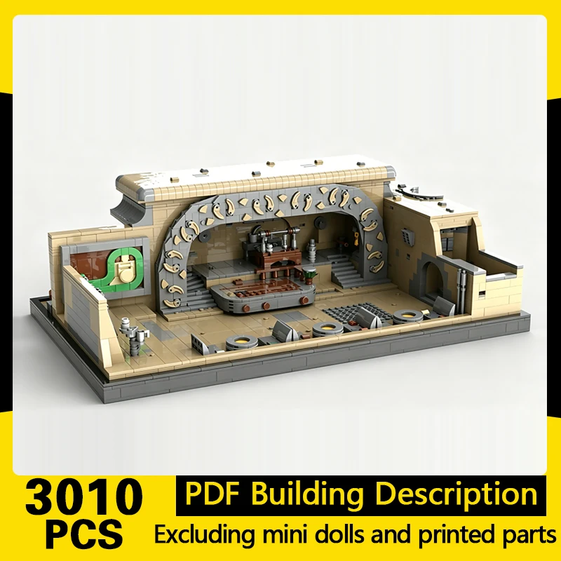 

Star Movies Model MOC Building Bricks Space Command Center Modular Technology Gifts Holiday Assemble Children Toys Suit