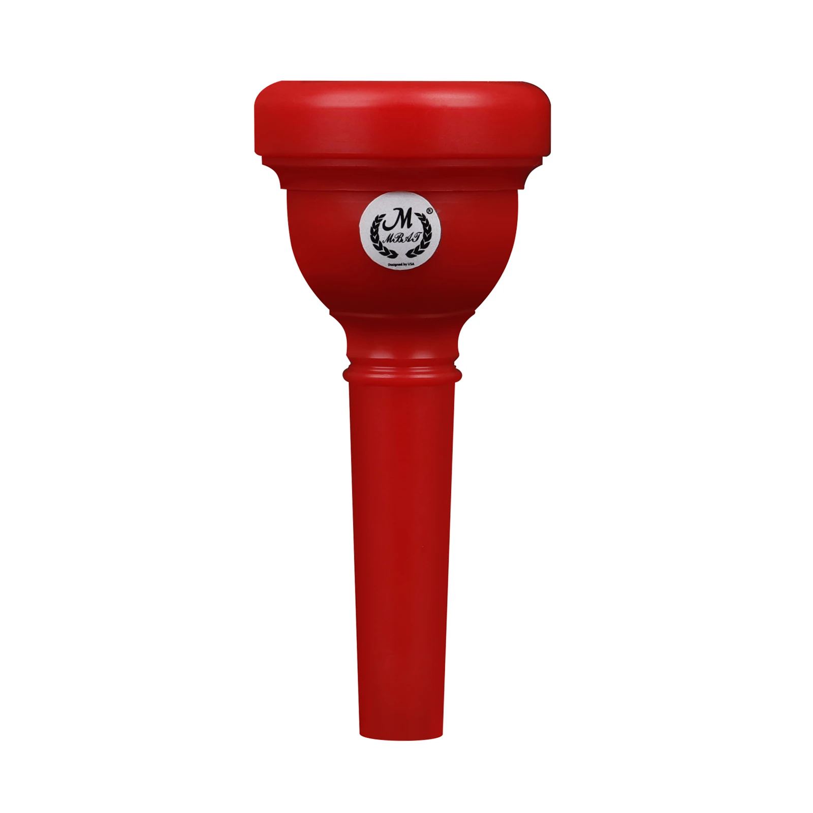 M MBAT Trombone Mouthpiece ABS Red Mid-Range Mouthpiece Trombone Replacement Parts Brass Instrument Accessories & Parts
