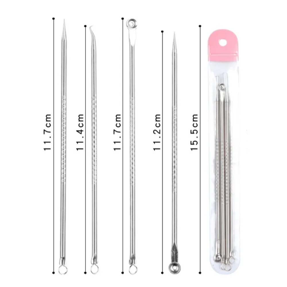4pc acne cravo comedone ponto preto espinha mancha removedor cuidados com a pele beleza feminina tratamento acne poros limpador ferramenta de cuidados com a pele