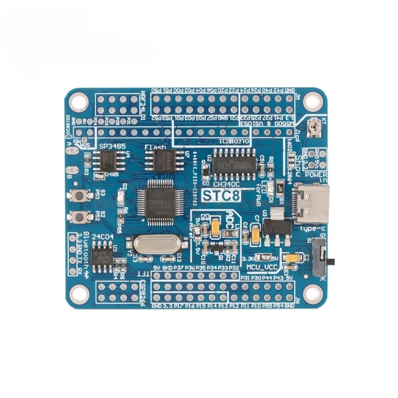 Original STC8A8K64D4 development board 51 MCU system learning board