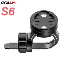 CYCLAMI S6 Bike GPS Computer Mount Holder Bracket Bicycle Lights Stand Universal Suitable Rotatable Headlight for Garmin XOSS