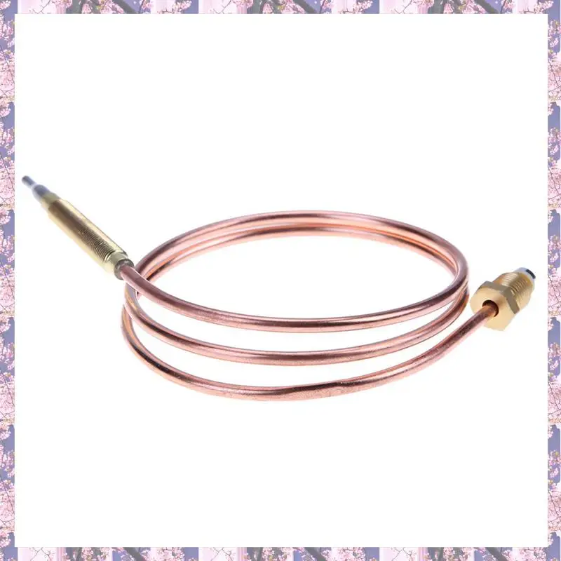 Venta al por menor, 3 uds., 60Cm, estufa de Gas, termopar, calentador, parte, quemador, chimenea Universal, adaptadores de reemplazo, controlador de temperatura Digital