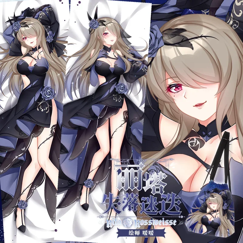 

Rita Rossweisse Dakimakura Honkai Impact Hugging Full Body Pillow Case Sexy Otaku Cushion Cover Home Bedding Decor Pillowcover