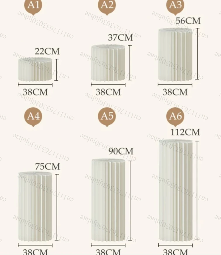 Foldable cylindrical display rack, creative shoe store, cardboard display in shopping mall
