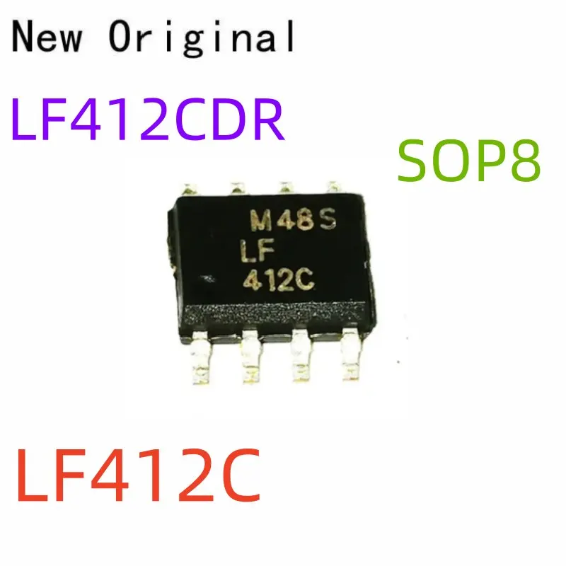 Lf412Cdr Lf412C Sop8 New and Original Dual Jfet-Input Operational Amplifier