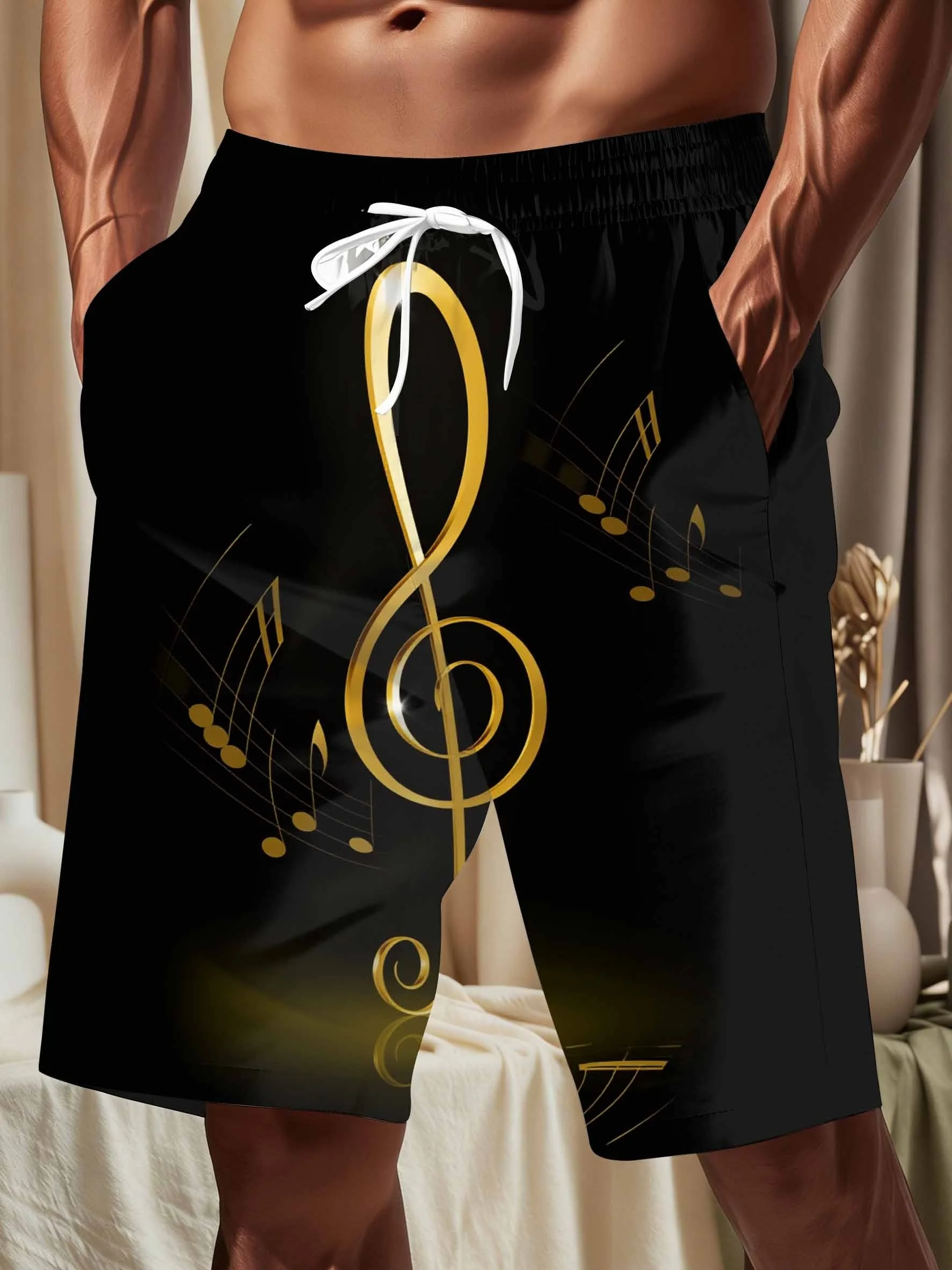 

Мужские пляжные шорты-плавки с цветочным принтом и грибами, быстросохнущие, на шнурке, 2026