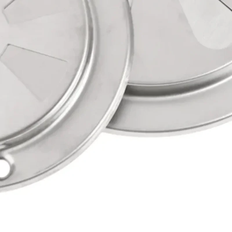 

95/125mm Adjustable Air Vent Grille Round Ducting Ventilation Grilles Cover Stainless Steel BBQ Grill Smoker Exhaust Vent Stove