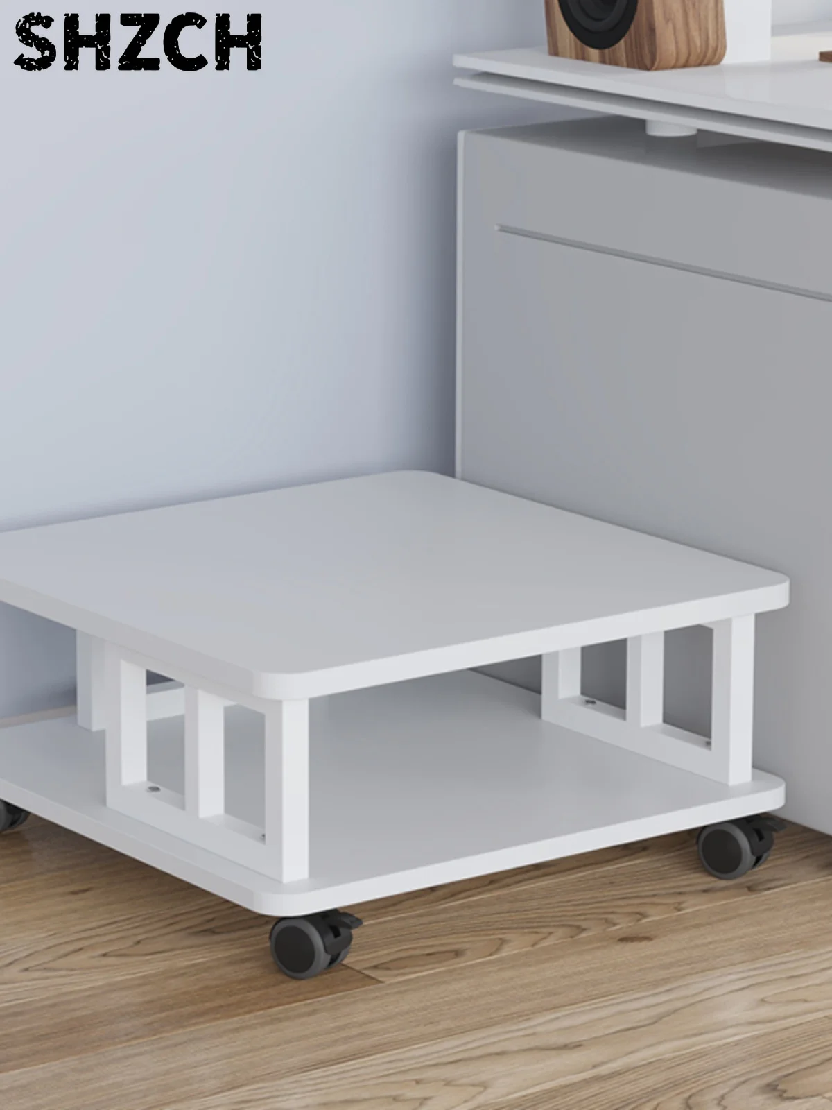 Large Printer Stand Mobile Office Desk Underneath Storage Ra Stand Floor Mounted Carbon Steel Organizer For Printer