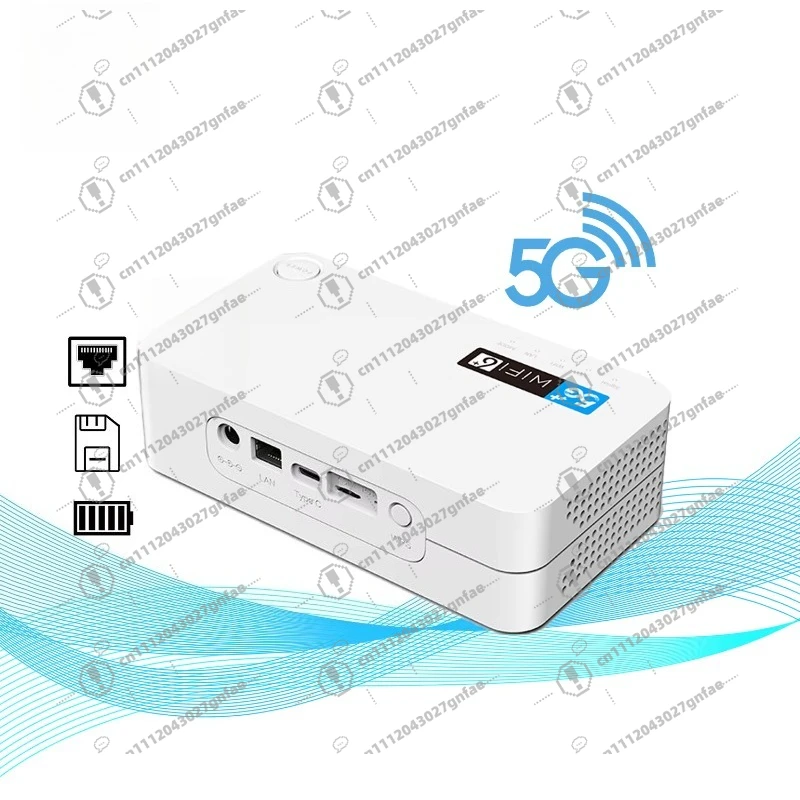 G5010 Bypass 5g Modem CPE Rauter Mobile WiFi6 Wireless Hotspot Pocket Wifi 5g Router with SIM Slot