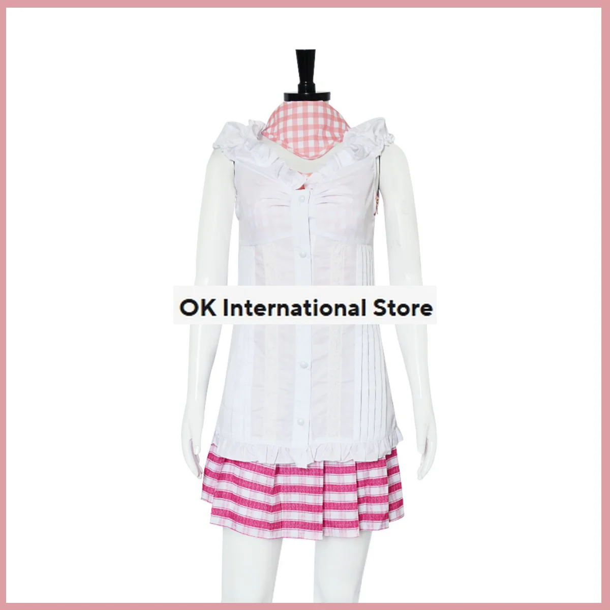 Anime em quadrinhos Nana Komatsu Nana fantasia cosplay com peruca para mulheres, saia rosa para menina, roupas sexy, uniforme bonito, terno kawaii Halloween, data roupas