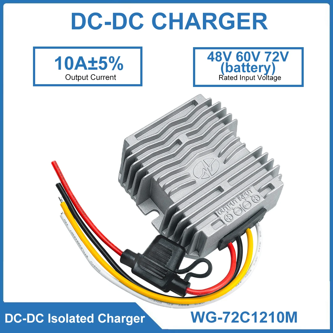 

Изолирующее зарядное устройство постоянного тока 12 В 24 В постоянного тока для литий-железо-фосфатной батареи Широкий вход напряжения Изолированная зарядка Безопасная и эффективная