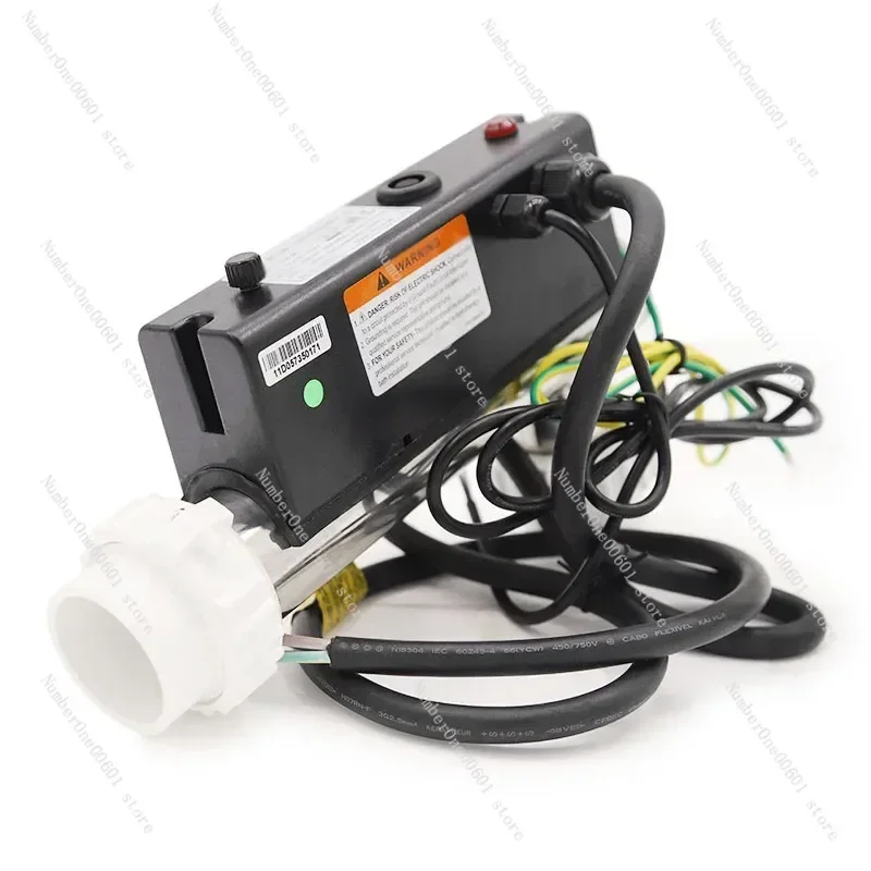 3KW Swimming Pool Massage Bathtub Heater Thermostat Swimming Pool Electric Heating Equipment Circulation Heating