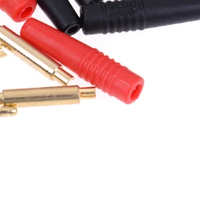 【uihj】10pcs 2mm Wire Cord Solder Type Banana Plug Jack Connector Gold Plated Random