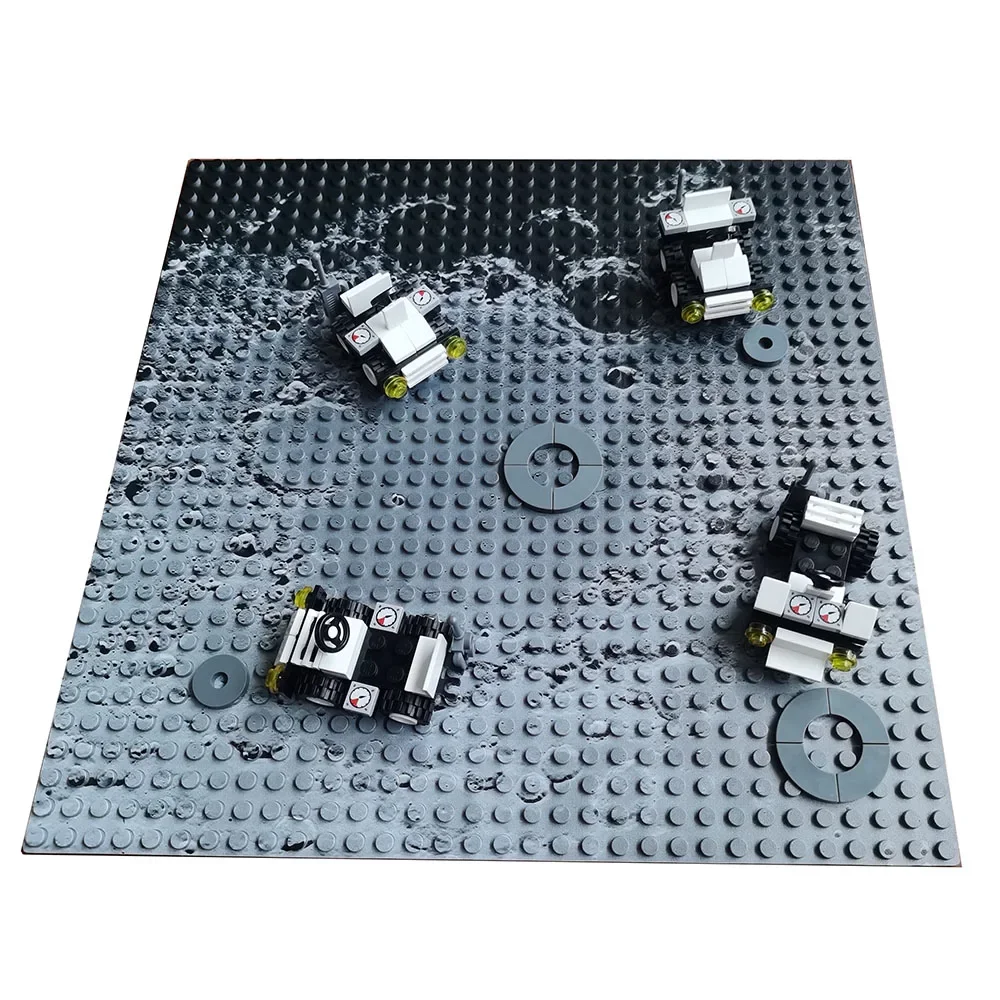 10*10 inch Space Mars Base Baseplate 32x32 Small Dot Building BLock Martian Base Field Operations Base Plate