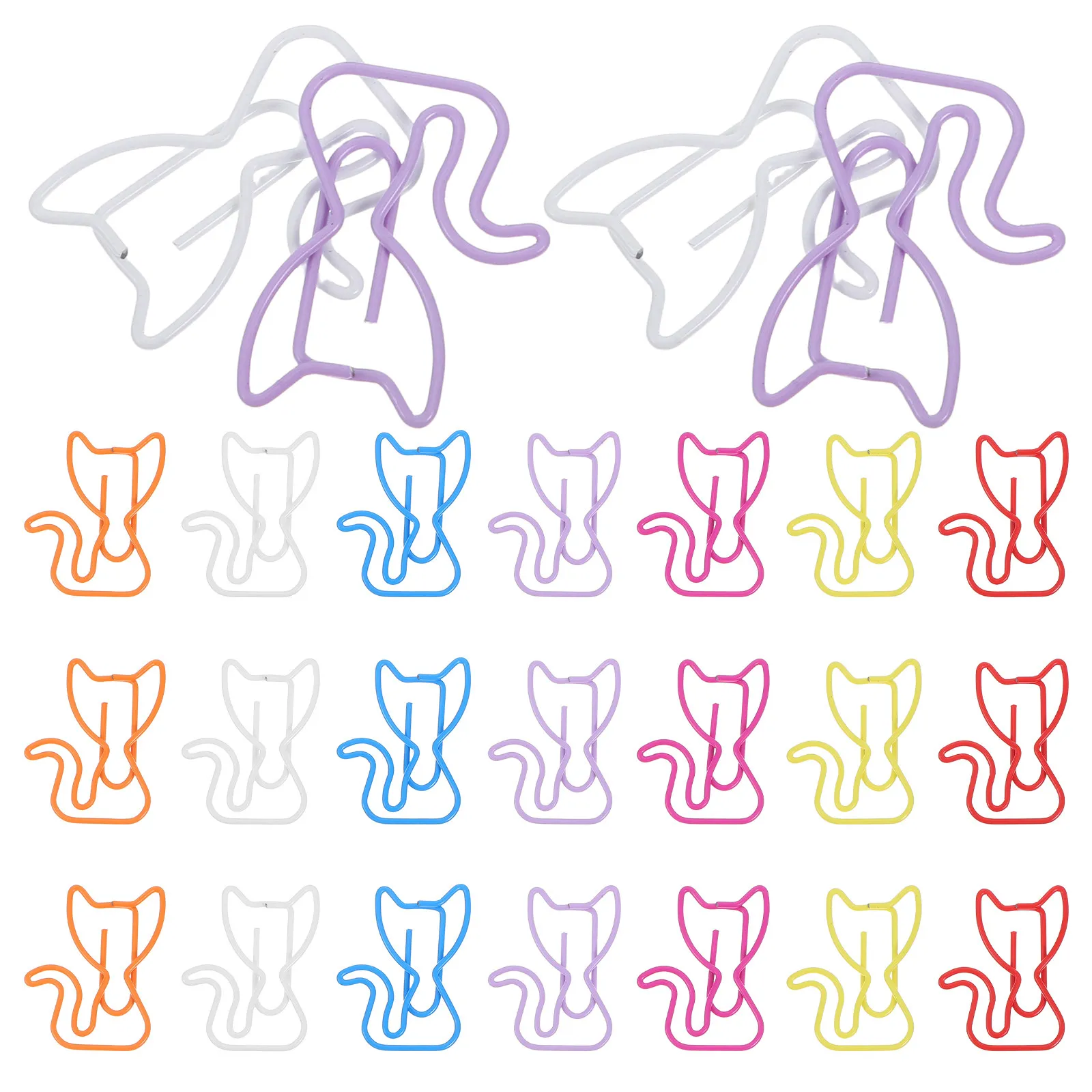 50-clips-de-papel-em-forma-de-gato-conjunto-de-clips-de-metal-para-escritorio-escola-organizador-de-mesa-e-suporte-de-documentos