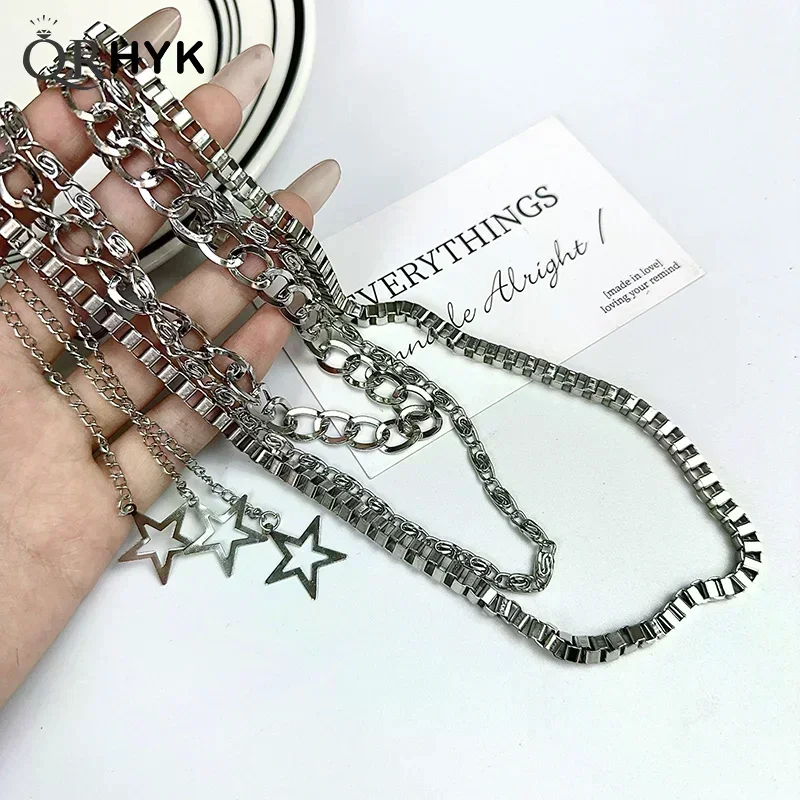 Star Tassel Metal Waist Chain Pants Chain Clothing Pendant Pants Jeans Belt Keychains Chain Jewelry view 3