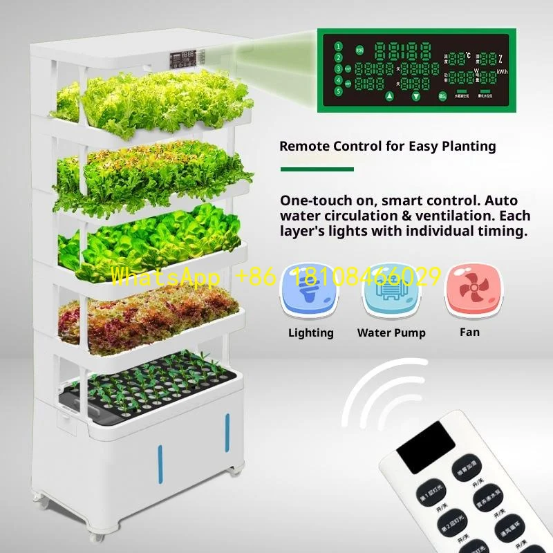 

ox for House Vegetable Planting Adjustable Time and T Plant Hydroponic System with Smart Bemperature
