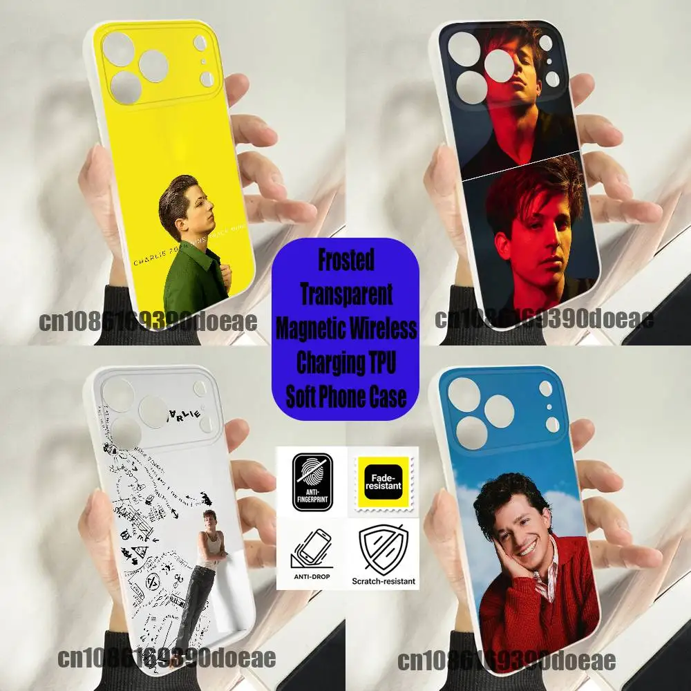 

For C-Charlie Puth Whatevers Clever Phone Case iPhone 12,16,11,14,13,17,15,Pro,Max,Plus,Air,Mini Wireless Charge Magnetic Clear