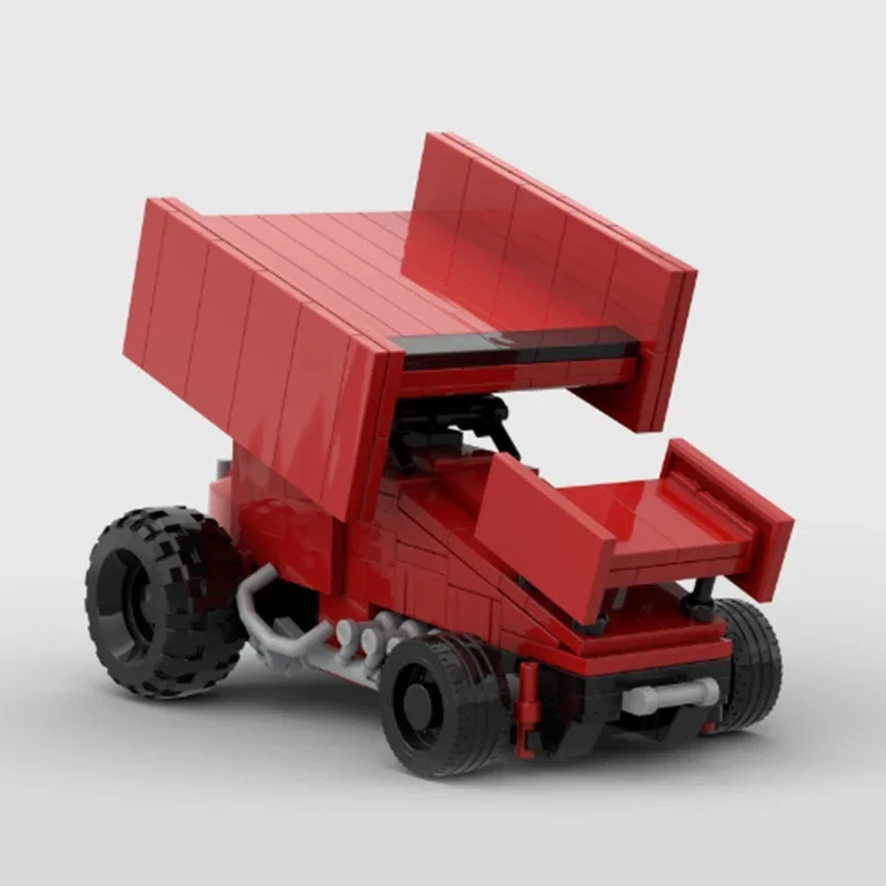 City Vehicle Model Moc Building Bricks terza generazione Sprint Cars Technology Blocks regali giocattoli di natale set fai da te assemblaggio