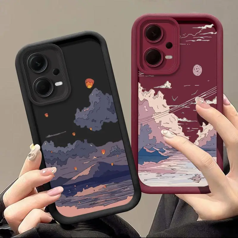 Note 12 Streetscape New Sky Eye Phone Case For Xiaomi Redmi Note 12 12R 12Pro 10T 11SE 11EPro 11Pro 12S 11 11S 13 13Pro 10 Cover