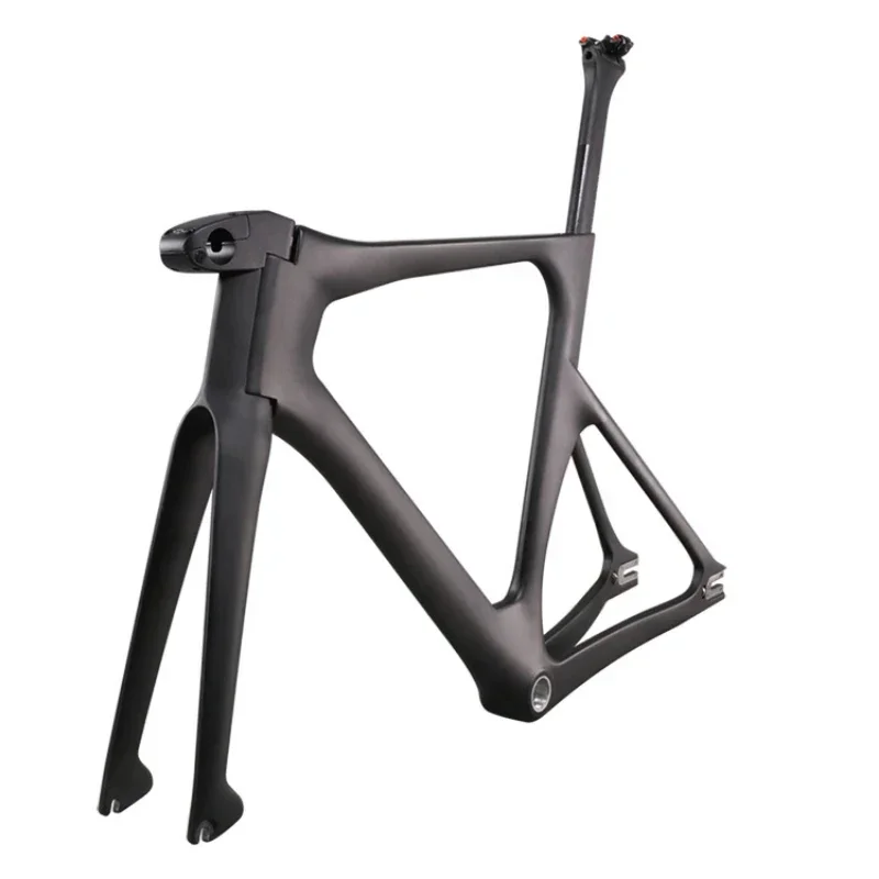 Carbon fiber track bike frame