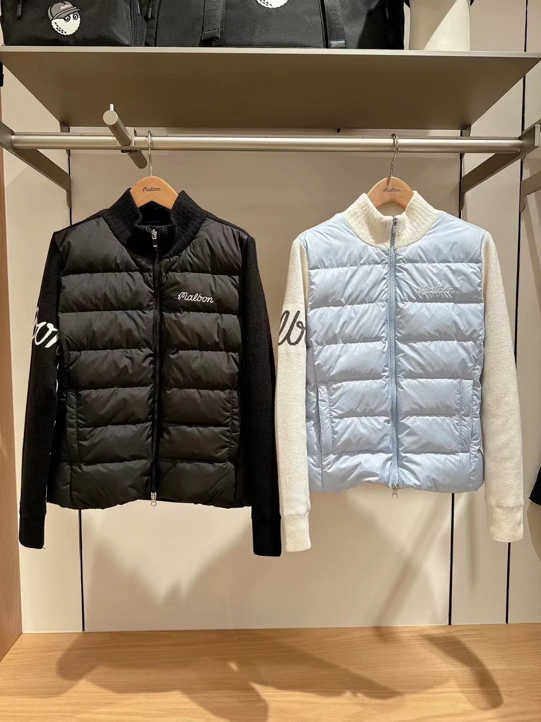 

Women's Winter Golf Jacket: New Style Thick Down-Padded Sweater-Style Outerwear