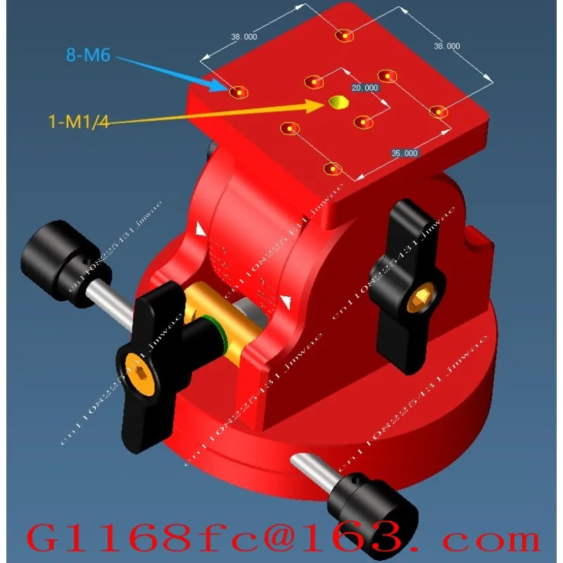 Latitude Adjustment Base New Hoshino Equator Base High Load Includes Hatoyo Groove, High Load
