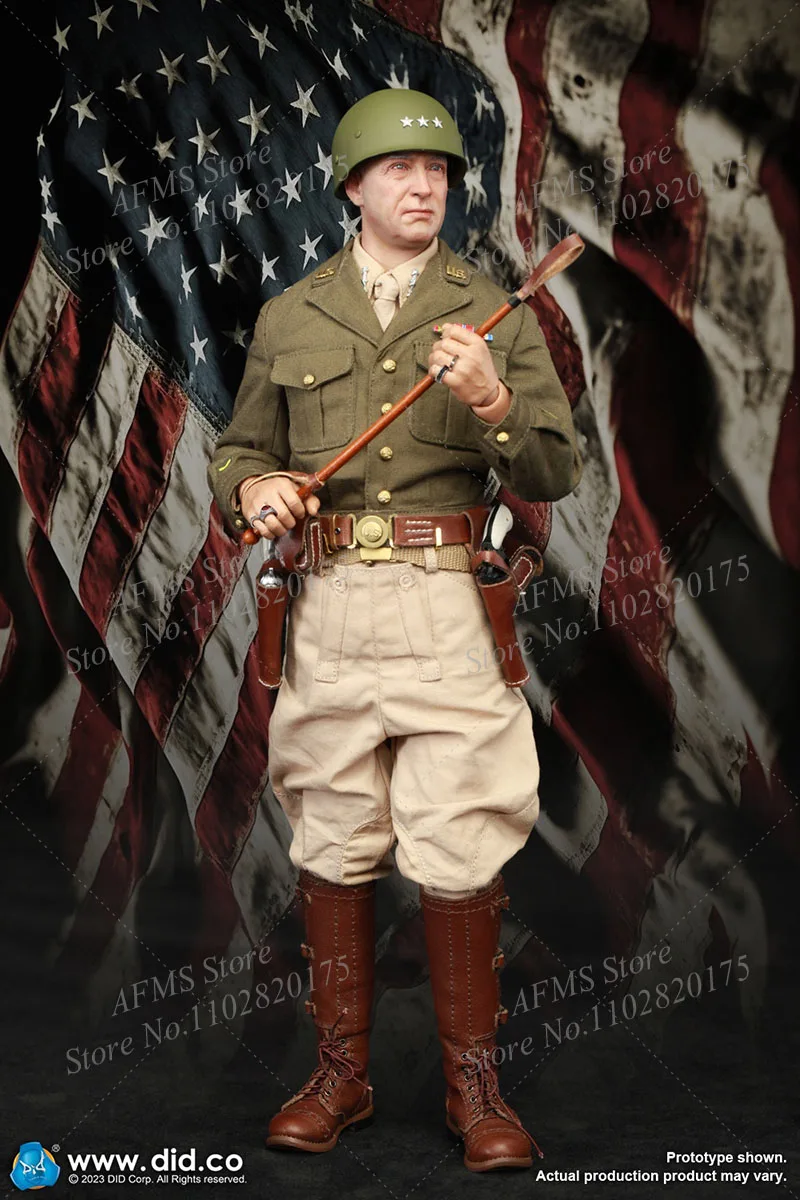 DID A80164 1/6 Scale Collectible Figure Smith Patton WWII U.S. Army General George Dolls 12'' Men Soldier Action Figure Body Toy