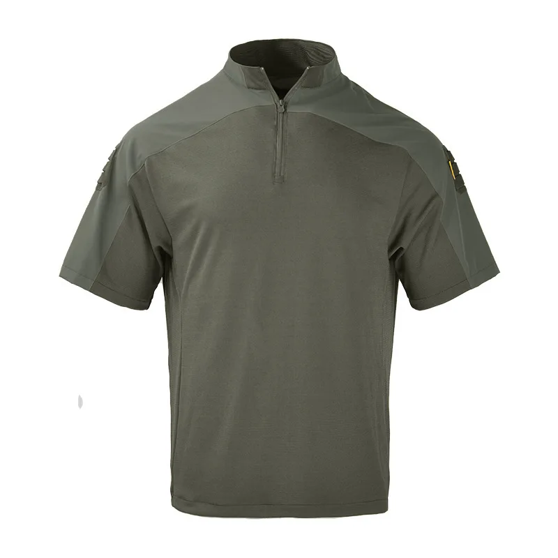 

Men's Quick-Dry T-Shirt Tactical Frog Suit Training Uniform, Men's Military Enthusiast Short-Sleeve Durable Loose Camouflage Clo