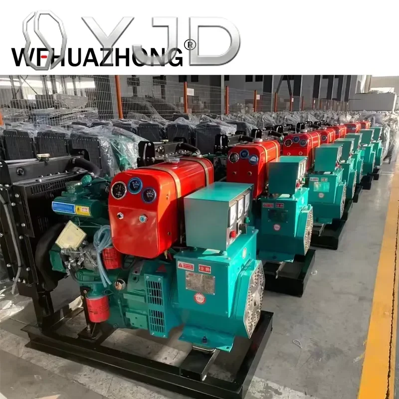 High Standard 3 Phase 15kw 20kw 30KW 2 Cylinder Diesel Generator 25kw Power Generator 20kva Generators Set Genset Generador