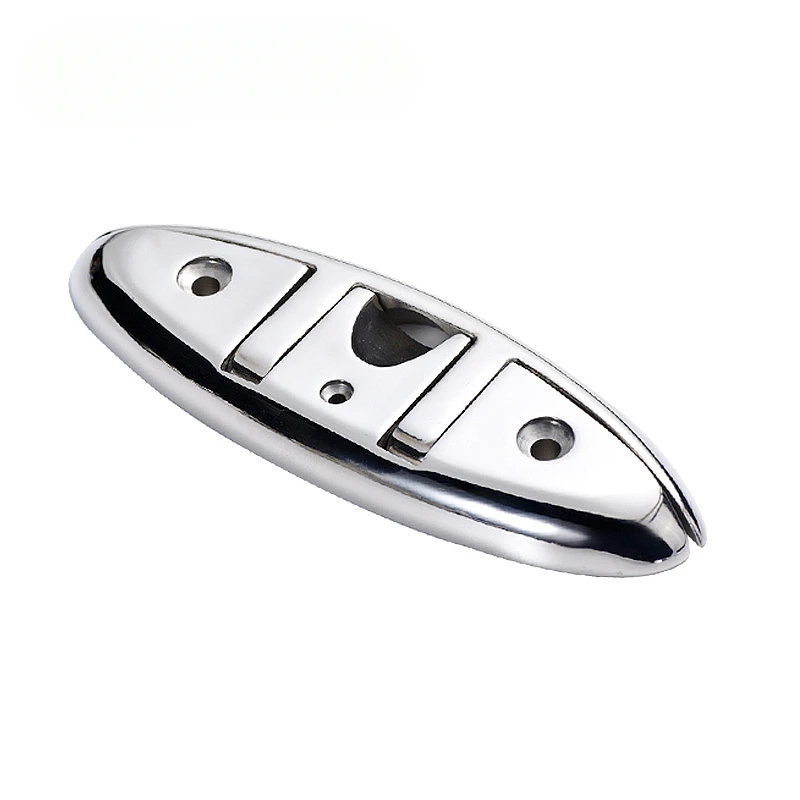

New Marine Grade 316 Stainless Steel Marine Hardware Boat Folding Cleats for Ship-Wholesale Sizes 5" 6" 8"promote sales