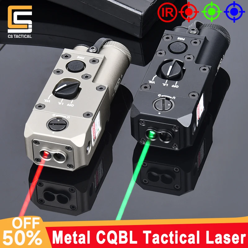 

WADSN Metal CQBL-1 Red Dot Green Blue IR Indicator Hunting Weapon Light Airsoft CQBL Sight Scout Lamp Laser Pointer Fit20MM Rail