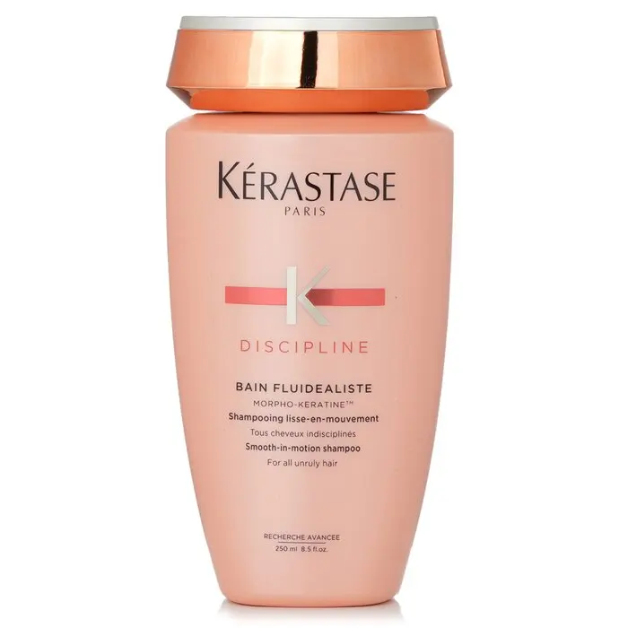 

Kerastase Discipline Bain Fluidealiste Smooth-In-Motion Shampoo 250ml (For All Unruly Hair), Original Professional Hair Care.