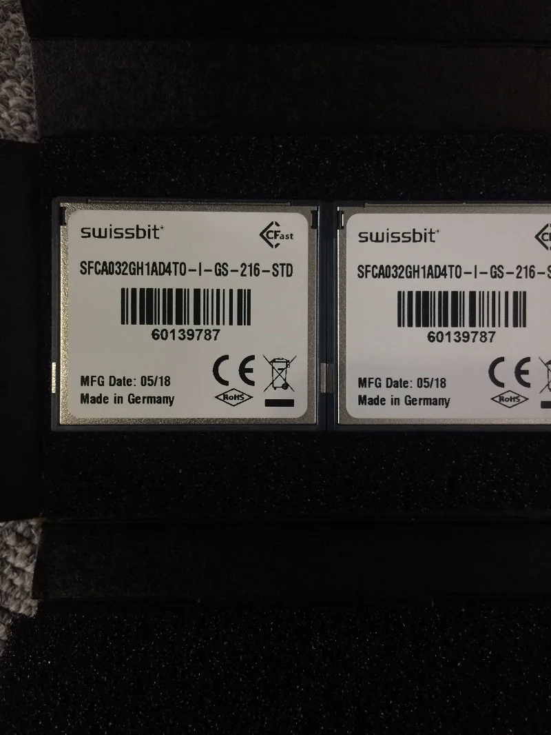 Import SWISSBIT Memory Card SFCA032GH1AD4TO-I-GS-216-STD