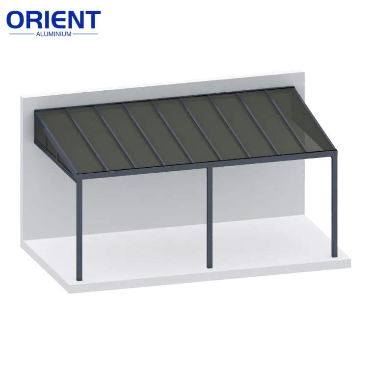 Aluminum Patio Cover, Aluminum Alloy 3m x 3m x 2m Free Standing Pergola, Waterproof Patio Roof, Modern Garden Gazebo Sun Shelter