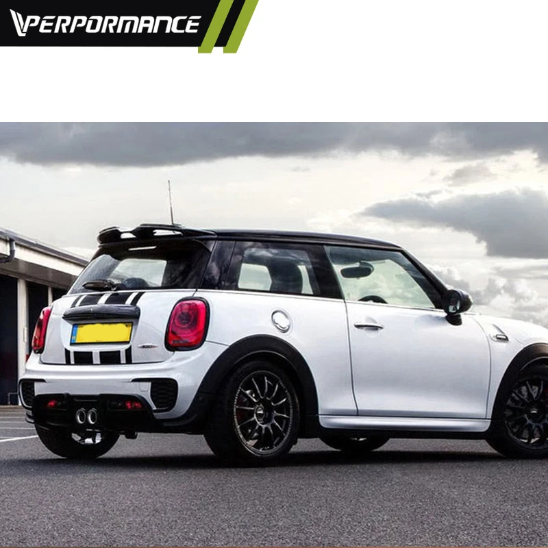 F55 F56 PP Material Front and Rear Splitter F56 Lip Cover For F56 JCW Pro Front Lip Cover And Rear Bumper Cover Corner Lip