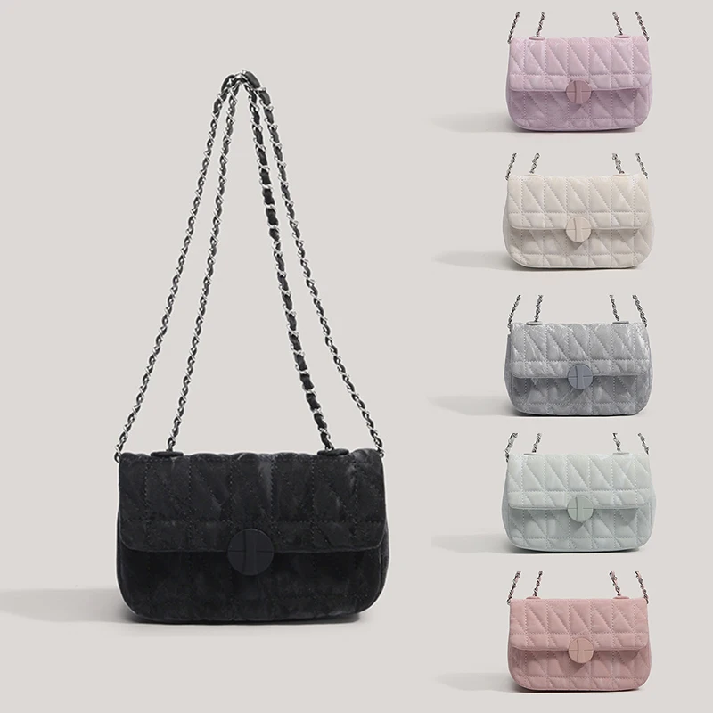 

Fashionable and versatile chain bags, handbags, flip-top shoulder bags, crossbody small square bags, and underarm commuter bags