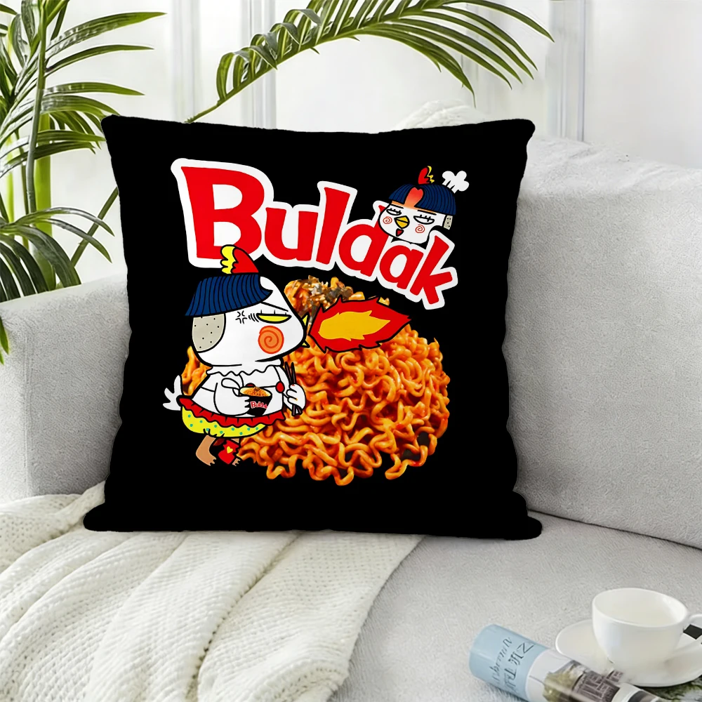 Buldaks-funda de almohada de 45x45, fundas de almohada, cojín decorativo, almohadas para dormir, artículos de decoración del hogar, fundas de sofá de Año Nuevo
