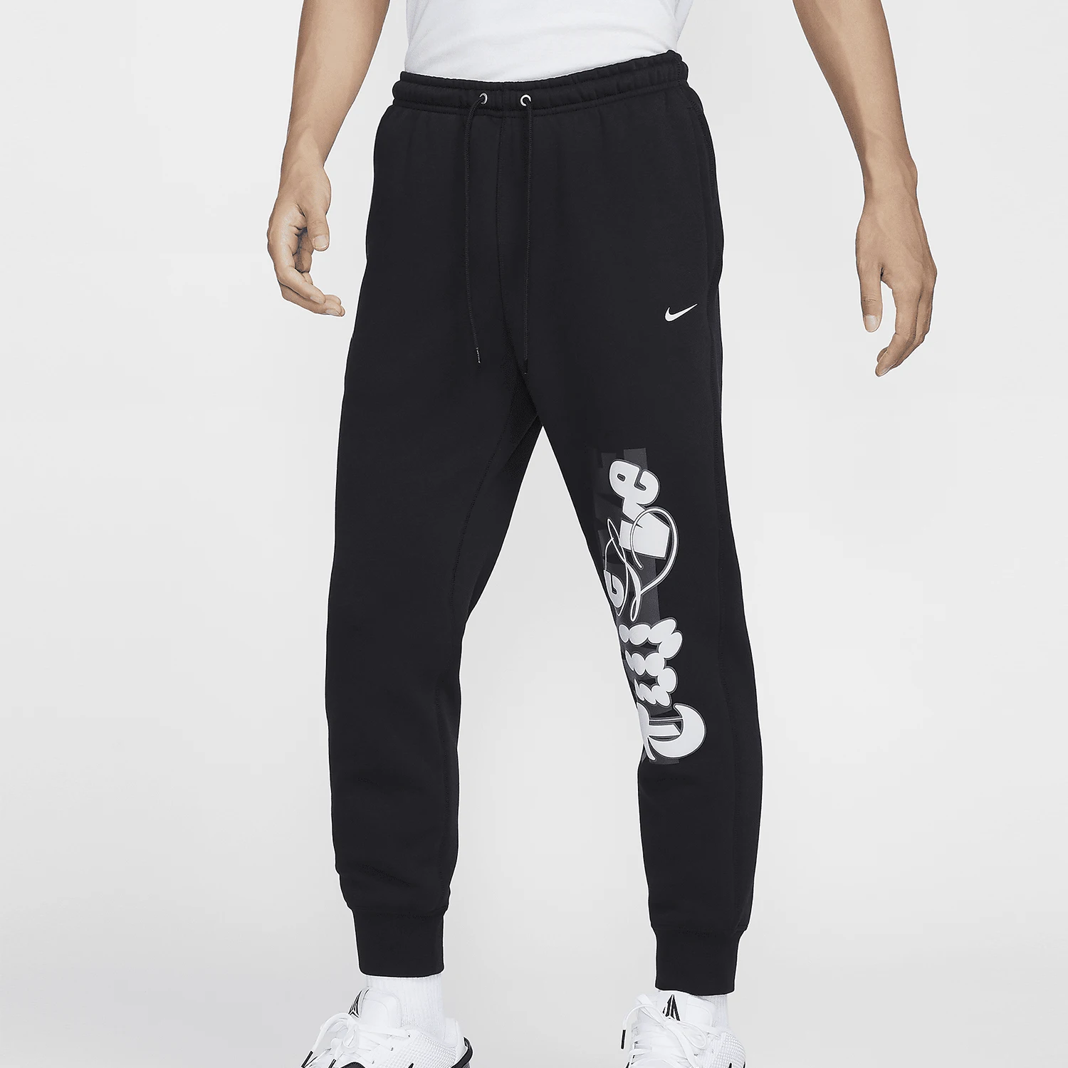 

Nike genuine New Men's Training Loose Knit Printed Tapered Pants FZ1041-010