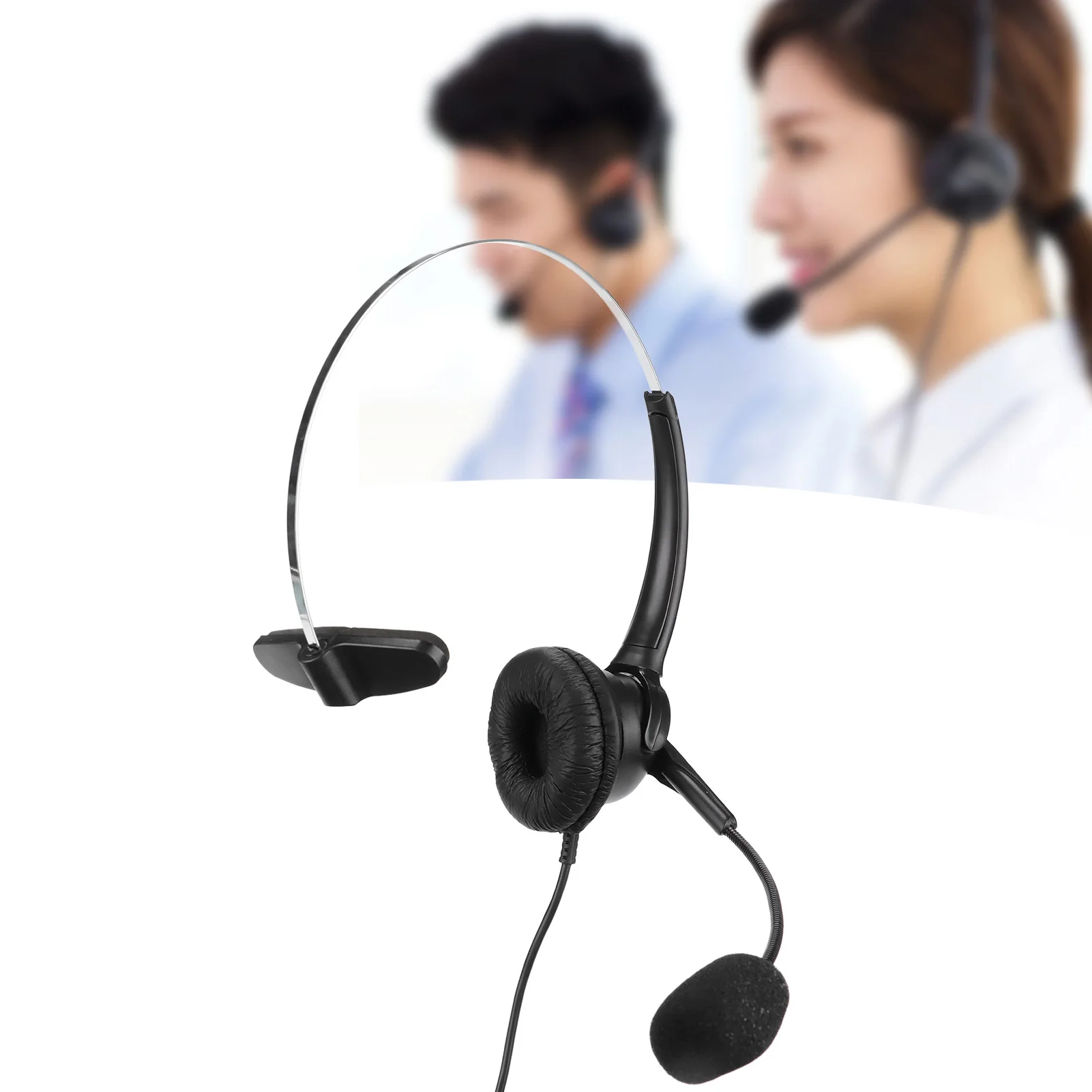 

2026 New Telephone Headset RJ9 Earphone with 330° Adjustable Microphone for Home and Call Center Office Landline Phone