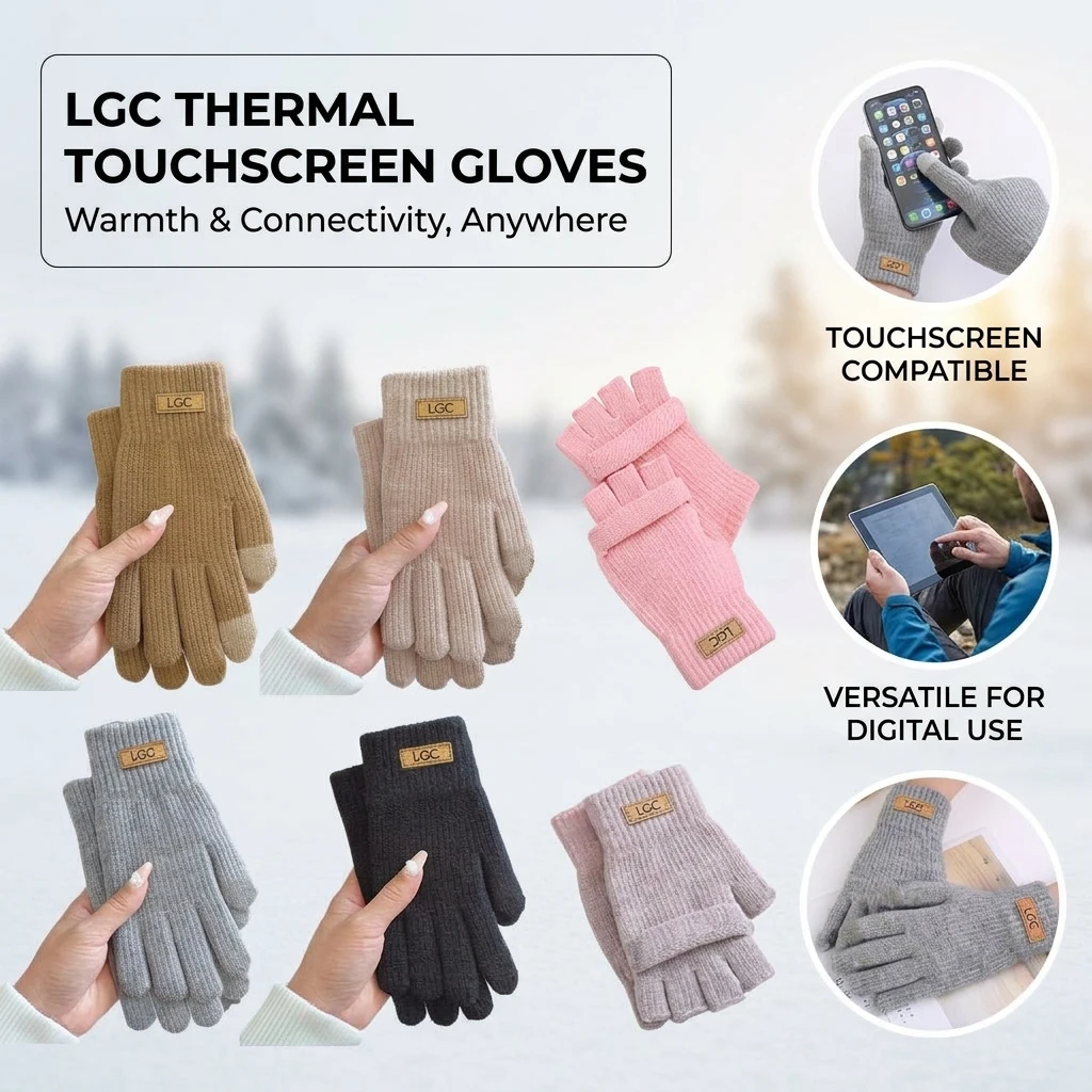 Gloves High Quality Warm Fleece Lined Windproof Elastic Cuffs Anti Slip Winter Unisex Cold Weather Cycling Driving Skiing Hiking