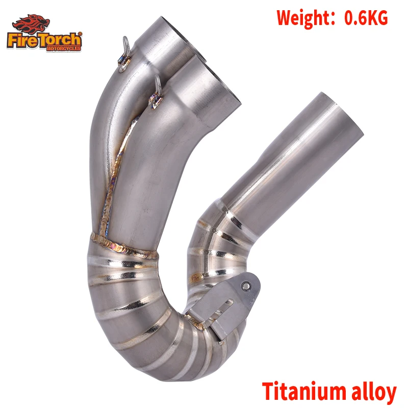 For Ducati Hypermotard 950/950 SP 2019 - 2026 Motorcycle Exhaust Escape Moto Front Mid Link Pipe Connect Original Muffler
