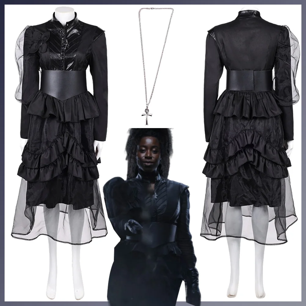 

Disguise Lucienne Cosplay Clothing 2025 Movie TV Sandmen Costume Women Role Play Fancy Dress Up Party Clothes