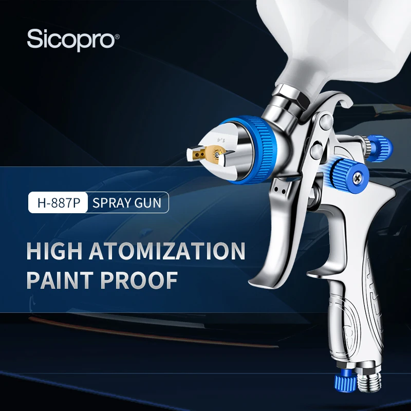 Sicopro-hvlp Pistola Móveis Automotivos Multi-calibre 1.4 mm Bico H887p Alta Qualidade