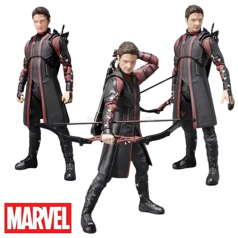 Marvel Hawkeye Action Figures The Avengers Figure Shf Model Movable Joints Collectible Model Decor Toys Statue Christmas Gifts