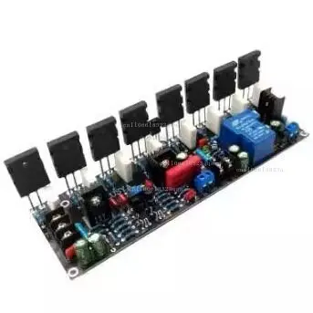 400W original mono 2SC5200 + 2SA1943 DC20V-90V power amplifier board with horn protection