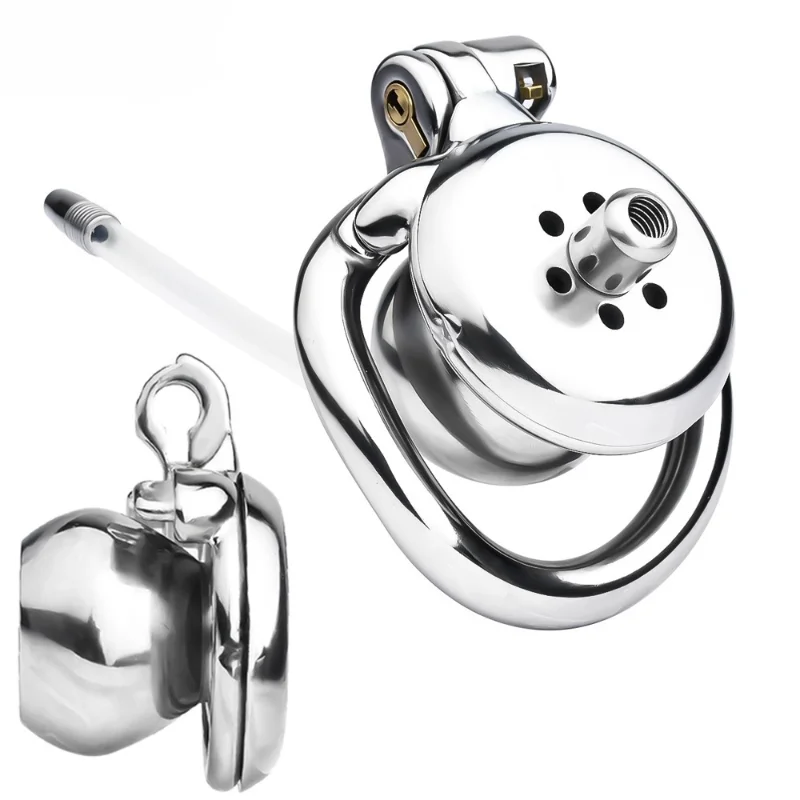 New Arrival Metal Negative Number Lock Penis Cock Cage Male Exerciser Challenge Passion Chastity Lock Device Sex Toys for Men